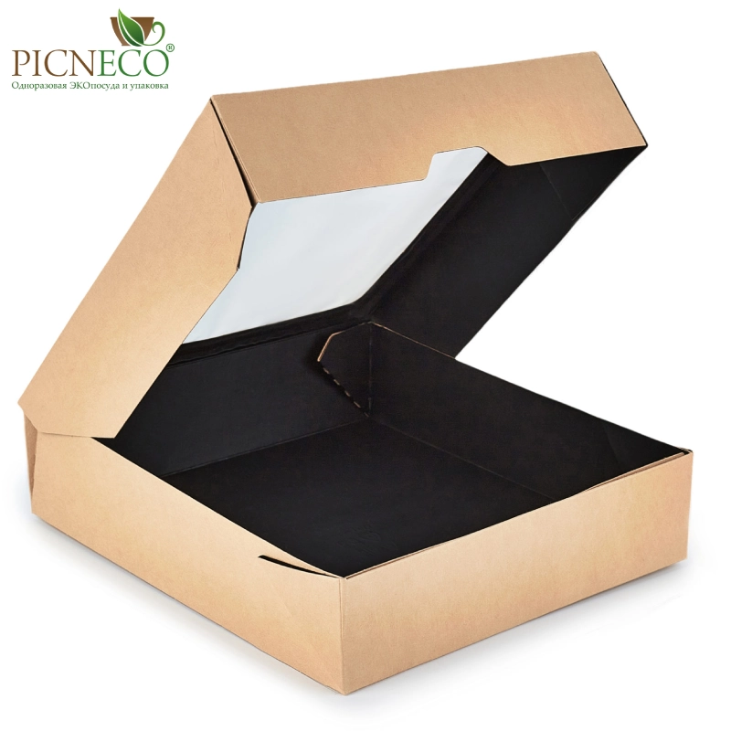 товар Контейнер бумажный 1500мл, черный, серия OneBox OKP150C